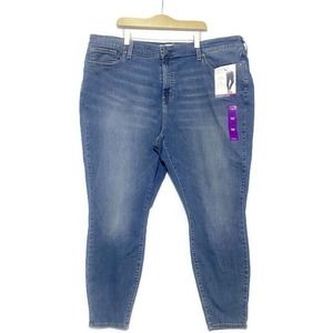 *NEW* Sz 22 Short Levi Strauss Signature Mid Rise Skinny Jeans